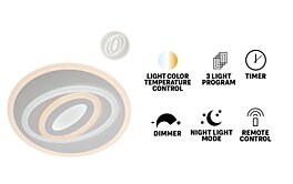 Stropní LED svítidlo STRATOS 01-2335, Smarter