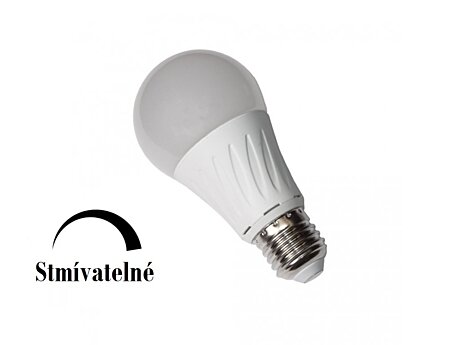 Stmívatelná 12W LED žárovka ECOline E27-A60-120-3K