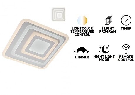Stropní LED svítidlo STRATOS 01-2337, Smarter