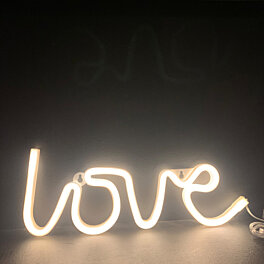 Nástěnná LED Love dekorace X041181322 USB