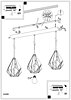 Závěsné svítidlo CARLTON 1 49991 Eglo