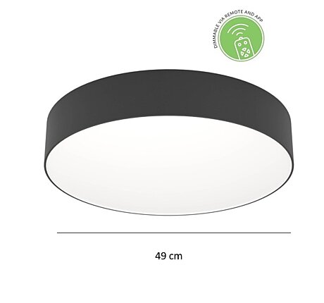 Chytré světlo 901904 Eglo Gallizzi-Z RGB pr. 49cm