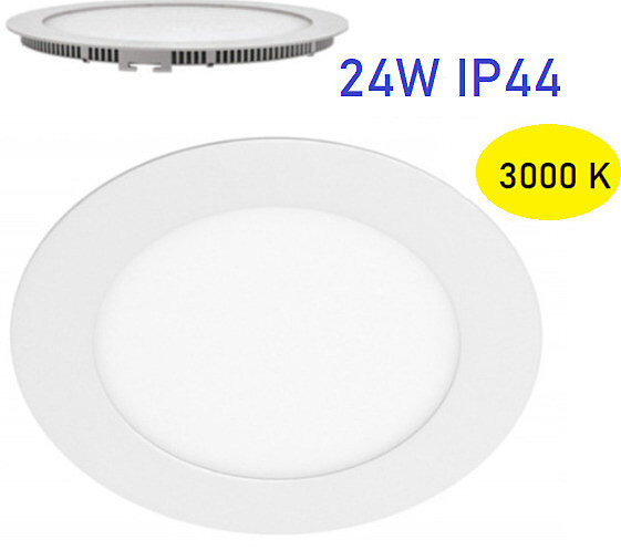 GTV Vestavné 24W LED světlo Oris LD-ORW24W-CBP4 3000K IP44