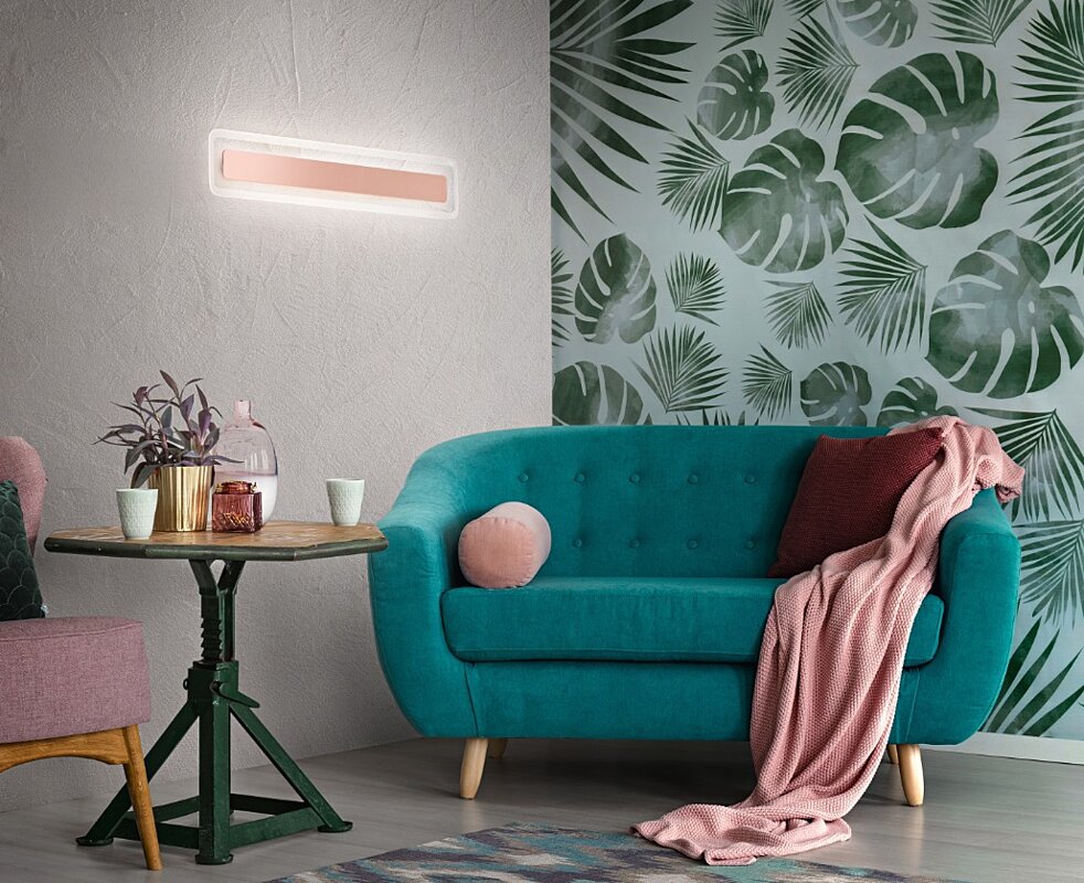 Italské LED světlo 8887 LineaLight měděné