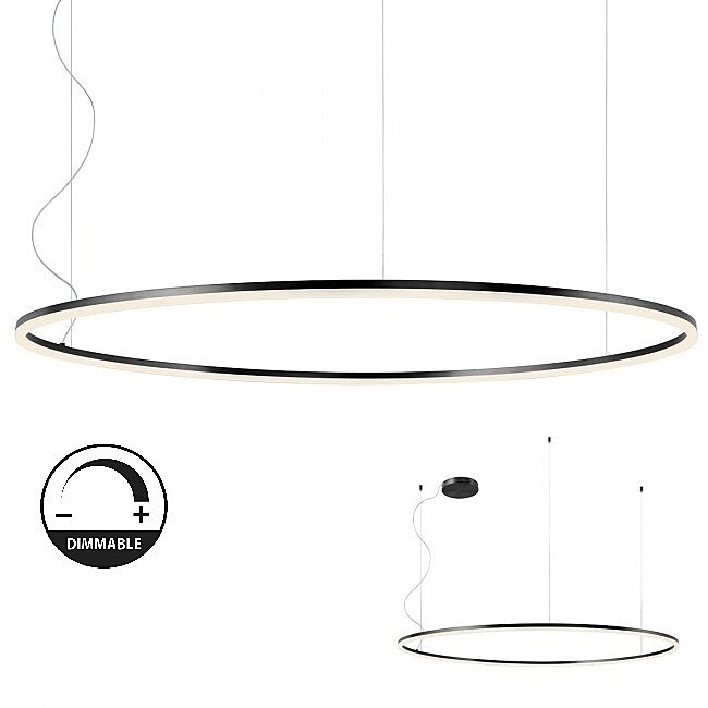 Stmívatelné závěsné LED svítidlo Orbit 01-1965-TRIAC 4000K Ø 150cm, Redo Group