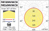 Stropní LED svítidlo Xform round 3000K FMR240WW MWH