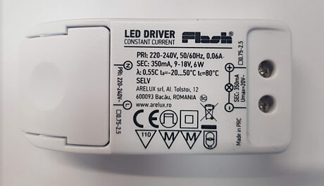 LED driver AT AT101 6W 9-18V/350mA