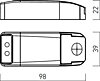 LED driver AT AT101 6W 9-18V/350mA