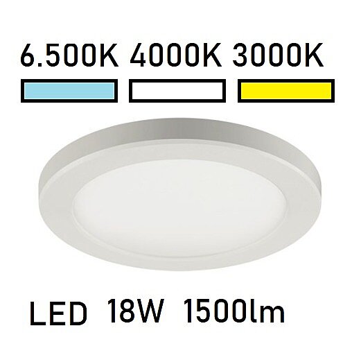 Ideus Variabilní CCT LED světlo Olga 18W 1500lm 03768