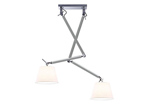 Závěsné svítidlo Zyta 2S Pendant ALU Ø 20cm AZ2301+AZ2599+AZ2599 Azzardo