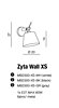 Nástěnné svítidlo Zyta Wall XS Ø 20cm AZ1565 Azzardo