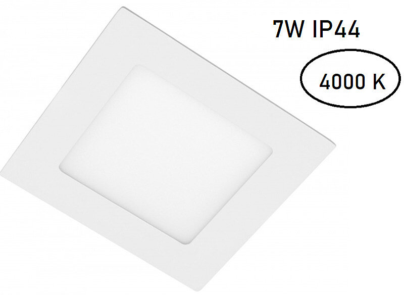 GTV Vestavné 7W LED světlo Matis LD-MAW07W-NBP4 4000K IP44