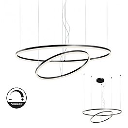 Stmívatelné závěsné LED svítidlo Orbit 01-1966-TRIAC 4000K Ø 100cm, Redo Group