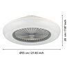Stropní ventilátor 35144 Eglo s ovladačem Sayulita - L