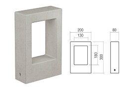 Venkovní sloupek 91160 Sander 30cm Redo group