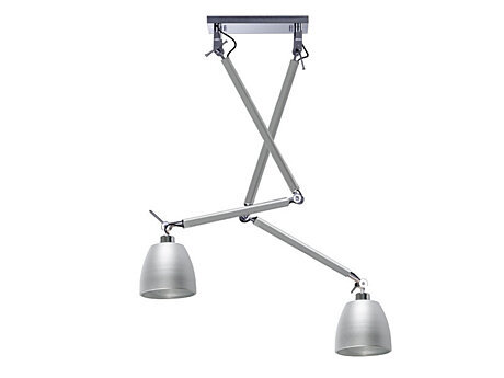 Závěsné svítidlo Zyta 2S Pendant ALU Ø 18cm AZ2301+AZ2593+AZ2593 Azzardo
