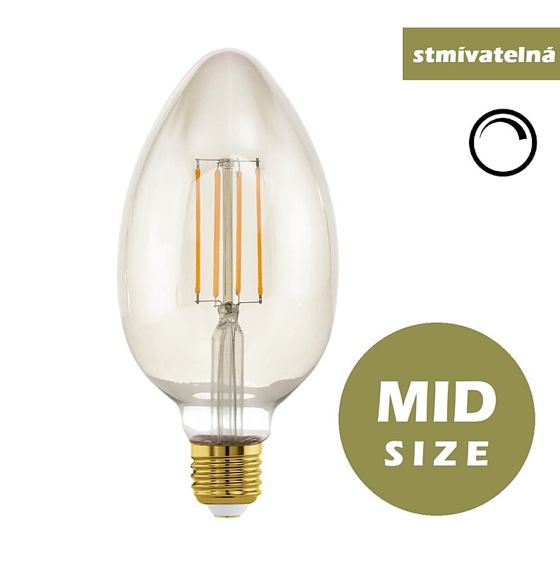 EGLO Vintage LED žárovka E27 11836 4W 2200K MID SIZE Eglo