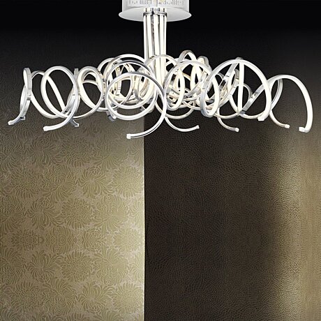 Stropní LED svítidlo Ozcan 5641-3 chrome