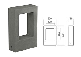 Venkovní sloupek 91161 Sander 30cm Redo group