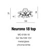 Stropní svítidlo Azzardo Neurono 18 top AZ0553