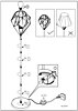 Stojací lampa 49994 CARLTON1 Eglo 1,52m