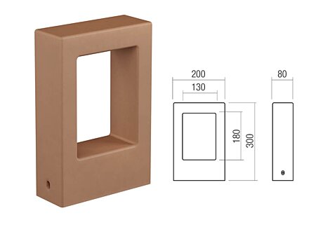 Venkovní sloupek 91162 Sander 30cm Redo group