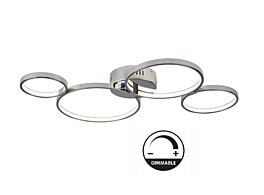 Stmívatelné LED svítidlo Searchlight 2004-4CC chrom
