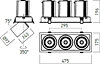 Zápustné LED svítidlo XMALL 4000K ML03NW MWH