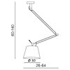 Závěsné svítidlo Zyta S Pendant Ø 30cm AZ1845+AZ2583 Azzardo