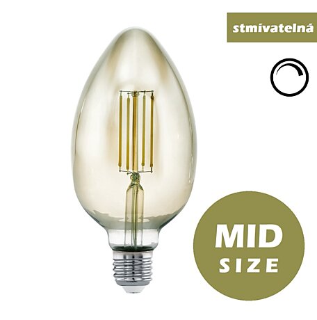 Vintage LED žárovka E27 11839 4W 3000K MID SIZE Eglo