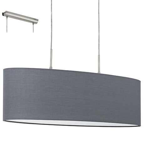Závěsné svítidlo PASTERI 31582 šedé 75cm, Eglo