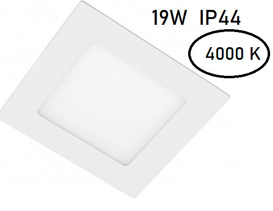 GTV Vestavné 19W LED světlo Matis LD-MAW19W-NBP4 4000K IP44