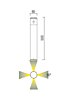 Exteriérová LED lampa Spy bollard 9436 3000K tmavě šedá Redo Group