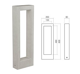 Venkovní sloupek 91166 Sander 60cm Redo group