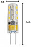 LED žárovka LD-G4SI115-32 G4 1,1W 3000K 100lm, GTV