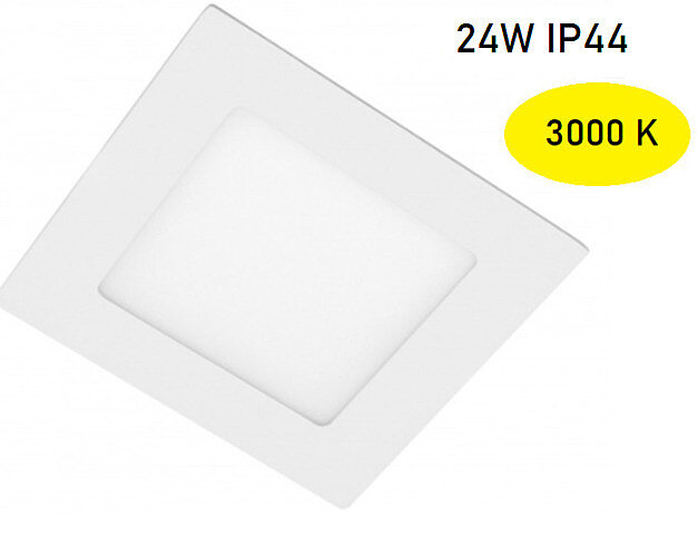 GTV Vestavné 24W LED světlo Matis LD-MAW24W-CBP4 3000K IP44