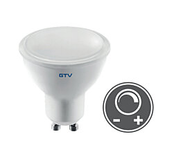 LED žárovka 7W GTV LD-SPNGU10-7W 4000K 560lm stmívatelná