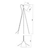 Stojací lampa ARNE 01-1277 Redo Group 146cm