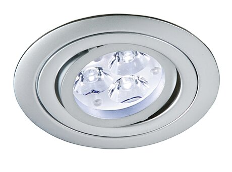 Vestavné svítidlo Aluminio Plata nikl satin