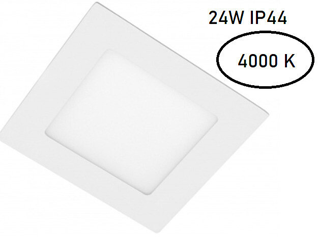 GTV Vestavné 24W LED světlo Matis LD-MAW24W-NBP4 4000K IP44