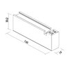 Mechanický prvek pro přívod napětí do lišty XCLICK S SURFACE SCKS01SCT Arelux
