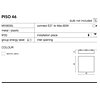 Stropní svítidlo Azzardo Piso 46 AZ0569