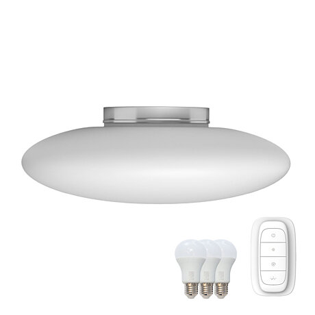 Chytré LED stropní svítidlo RGB Eliptico 07058L Ø 60cm, Immax NEO