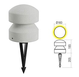 Sloupek Cliff 91108 pr.16cm 360° Redo group