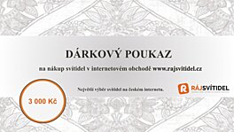 Dárkový poukaz v hodnotě 3.000,- Kč