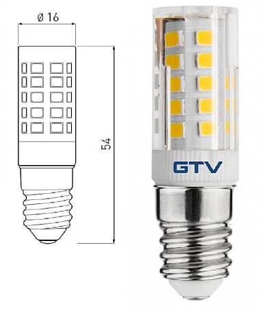 LED žárovka LD-E14P35WE-30 E14 3000K 2,5W