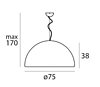Závěsné svítidlo Ohps! 10383 – 75cm