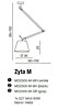 Závěsné svítidlo Zyta M Pendant Ø 36cm AZ1847+AZ2603 Azzardo
