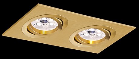 Vestavné svítidlo Aluminio Oro, zlatá,   8098