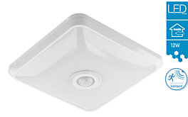 LED světlo 12W GTV Italia OS-ITL12WKW-LED s čidlem 4000K 900lm